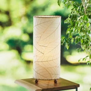 Eangee Home Design ol615 t n outdoor/indoor cocoa leaf cylinder lamp in natural