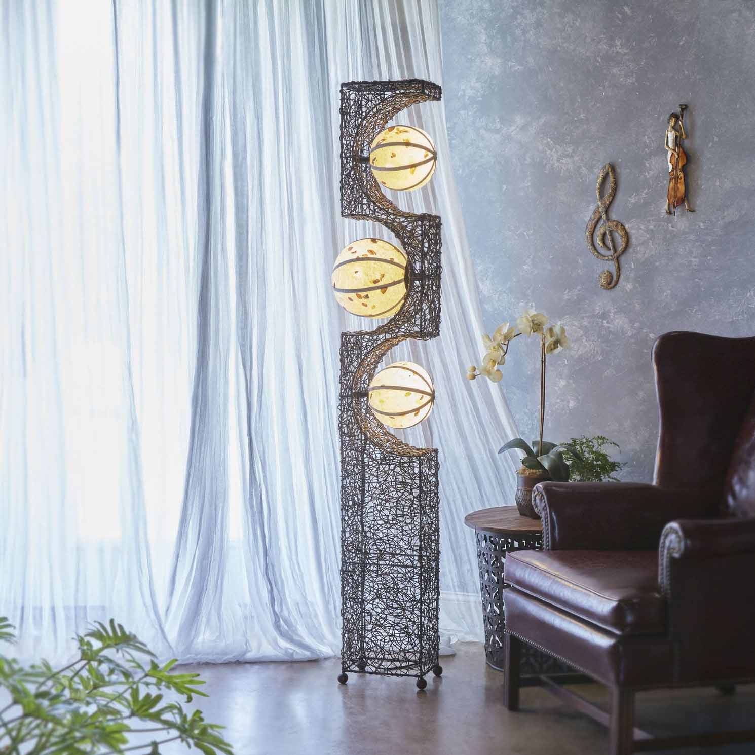 Tri Orb Floor Lamp