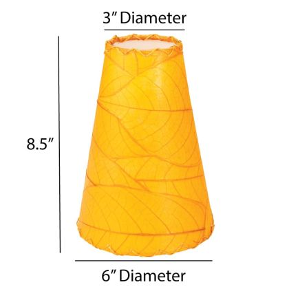 Crafted by the artisans of Eangee Home Design, the Gecko Wall Lamp Combo in orange against a clean backdrop, featuring fossilized cocoa leaf shade, abaca rope accents, wrought iron frame, handcrafted.