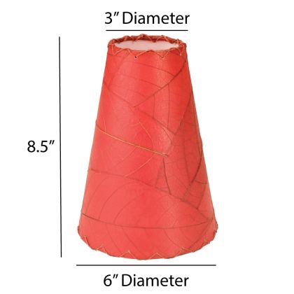 Crafted by the artisans of Eangee Home Design, the Gecko Wall Lamp Combo in red against a clean backdrop, featuring fossilized cocoa leaf shade, abaca rope accents, wrought iron frame, handcrafted.