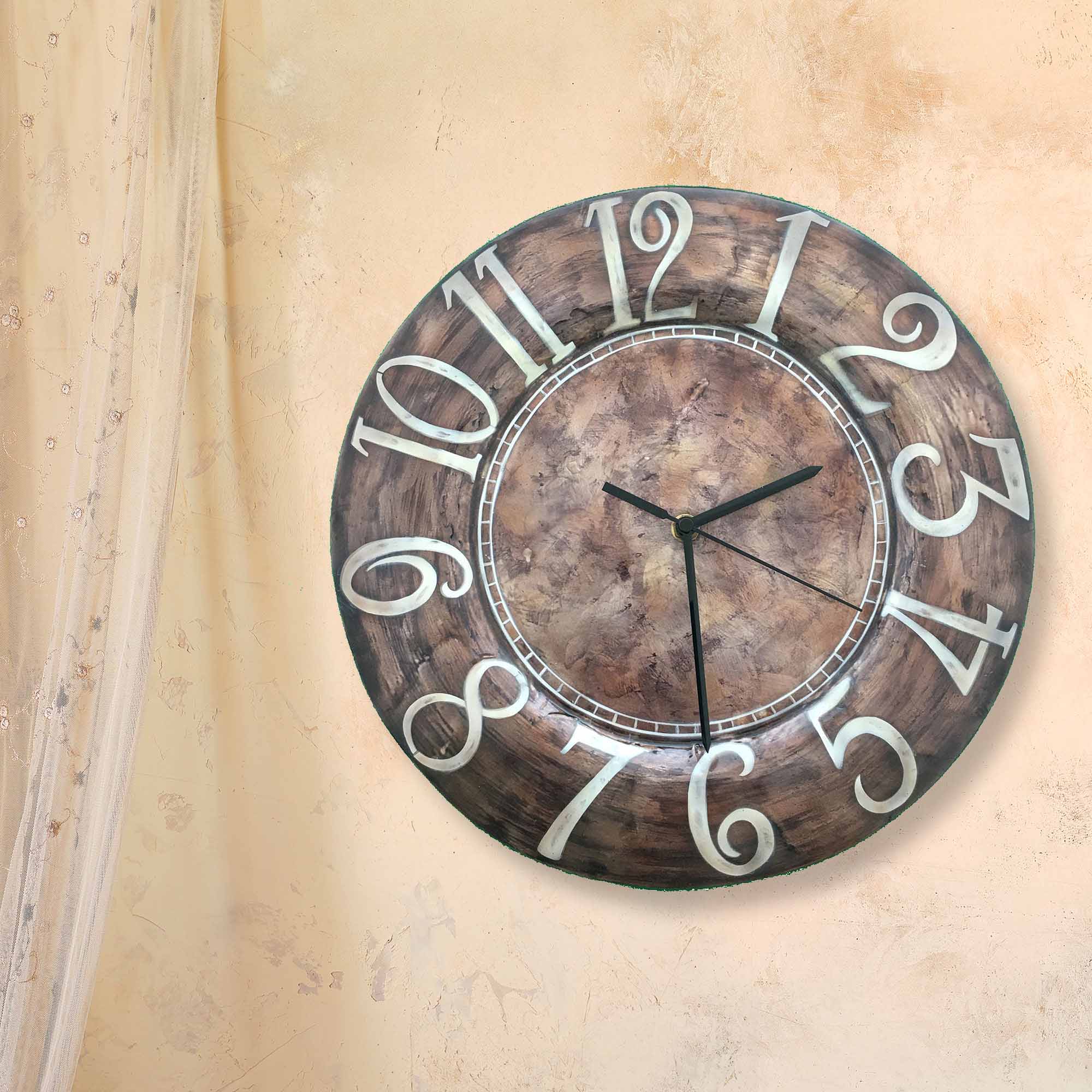 Artisan making a butterfly wall decor