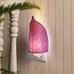 Purple Leaf Night Light