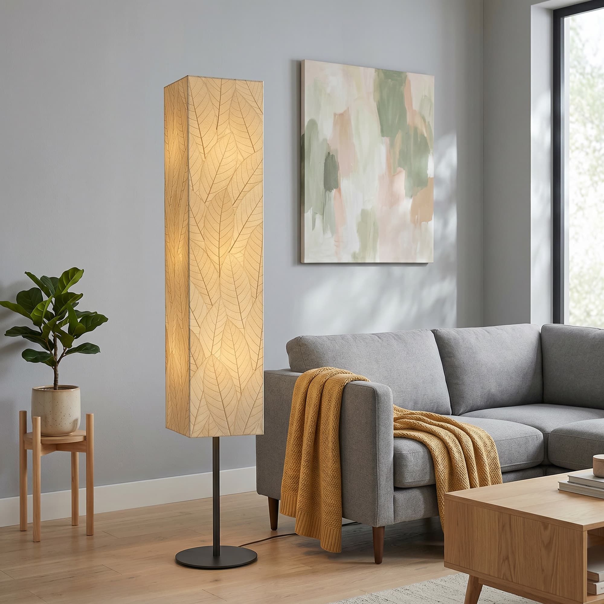 Sequoia Giant Floor Lamp Natural <br>(Item # 309 xl n) - Image 5