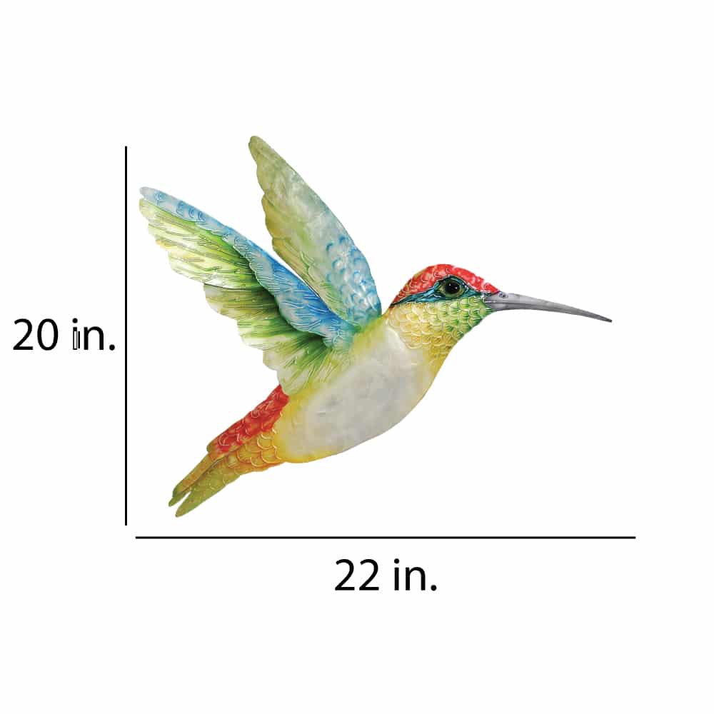 Hummingbird Wall Decor Large Multi <br>(Item # m7019 l m) - Image 3