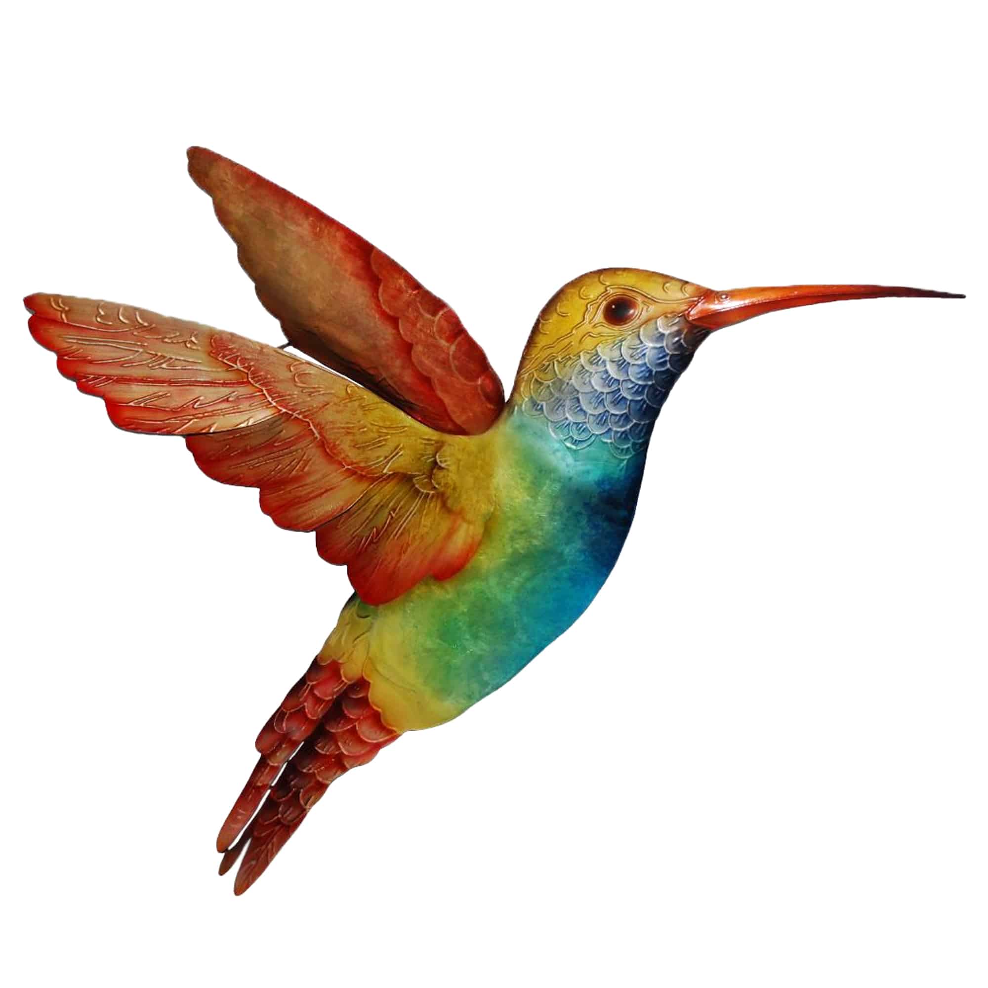 Hummingbird Wall Decor Large Rainbow <br>(Item # m7020 l m) - Image 4