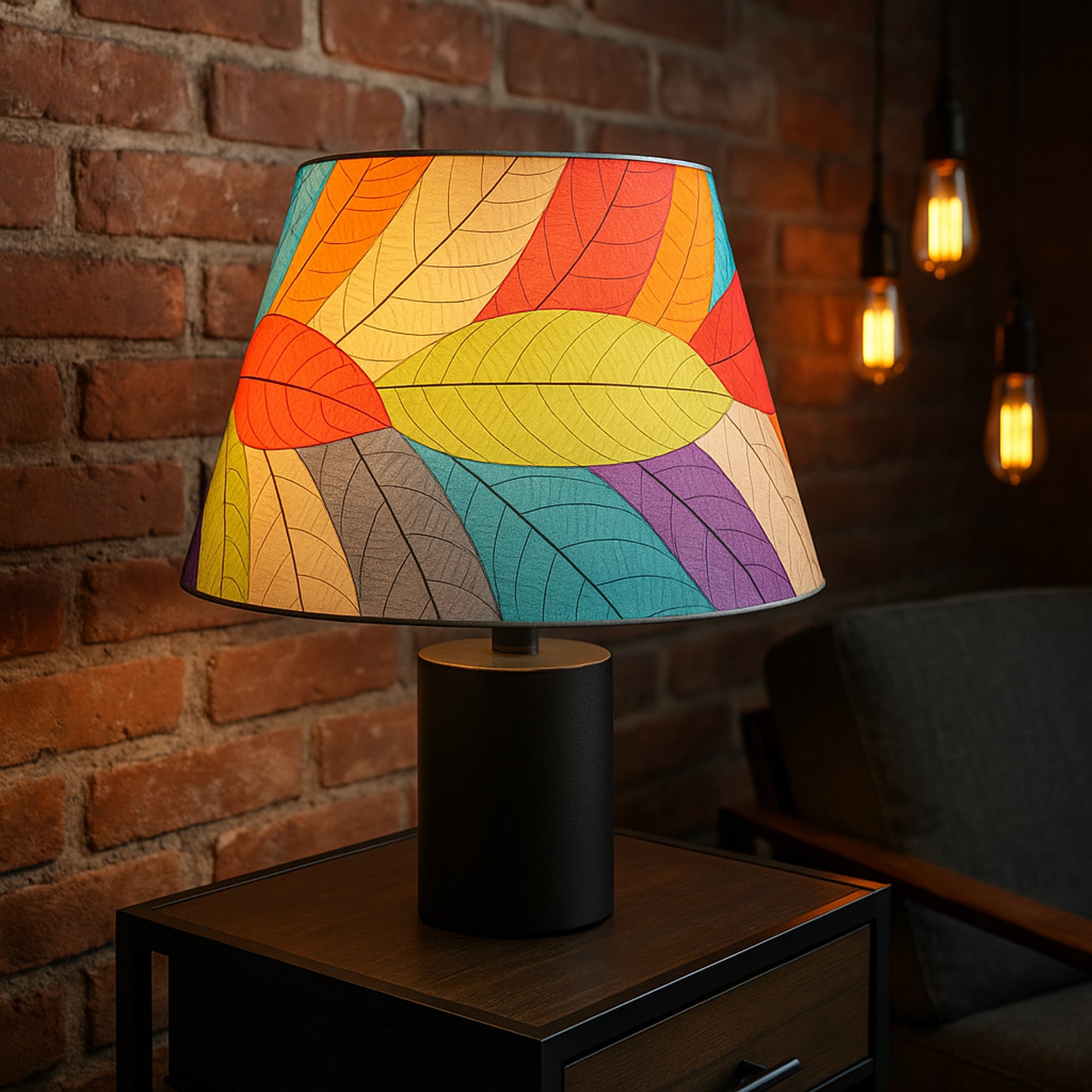 18 Inch British Empire Shade Multi Color <br>(Item # 327 d m) - Image 3