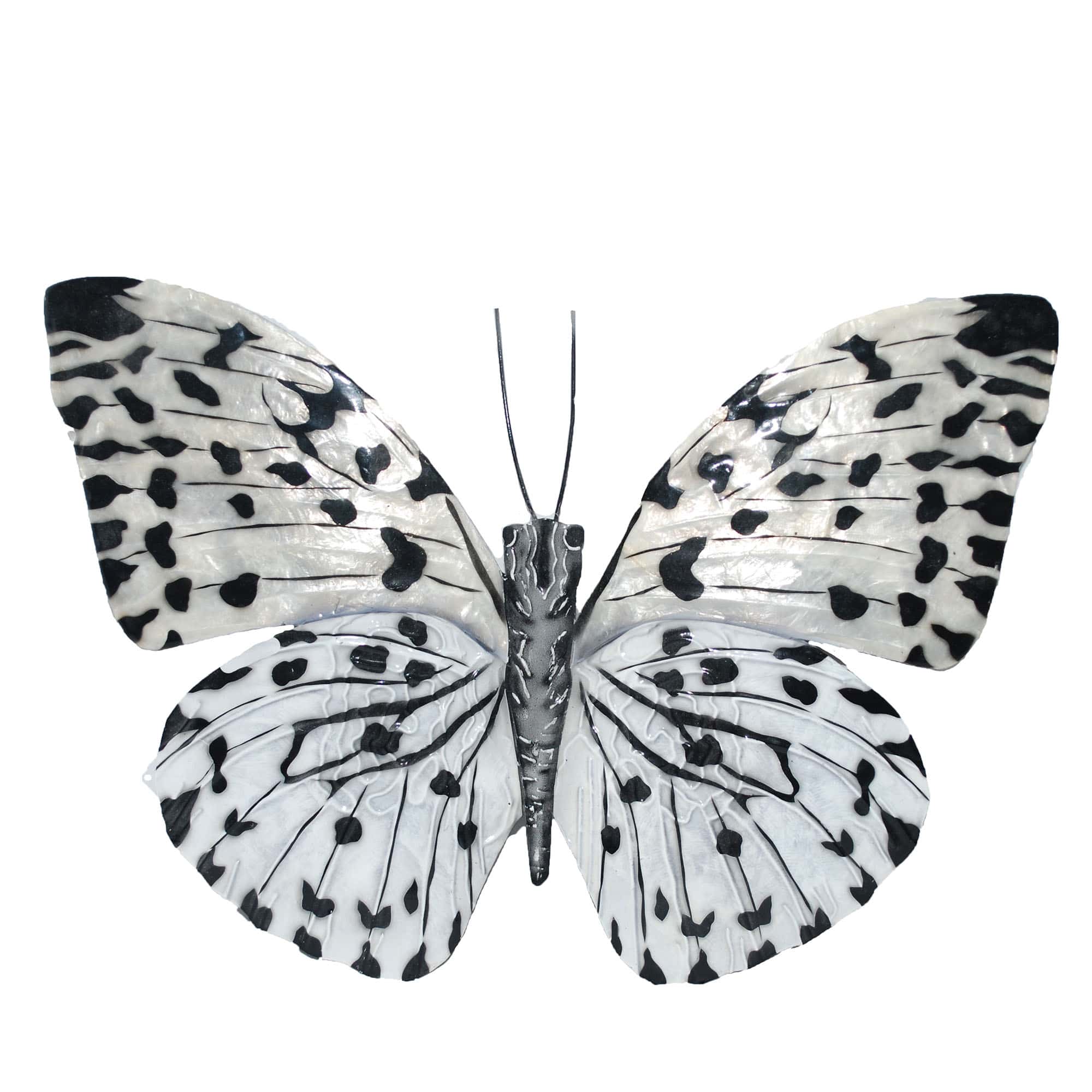 Butterfly Wall Decor Black And White (m2049) - Eangee Home Design ...