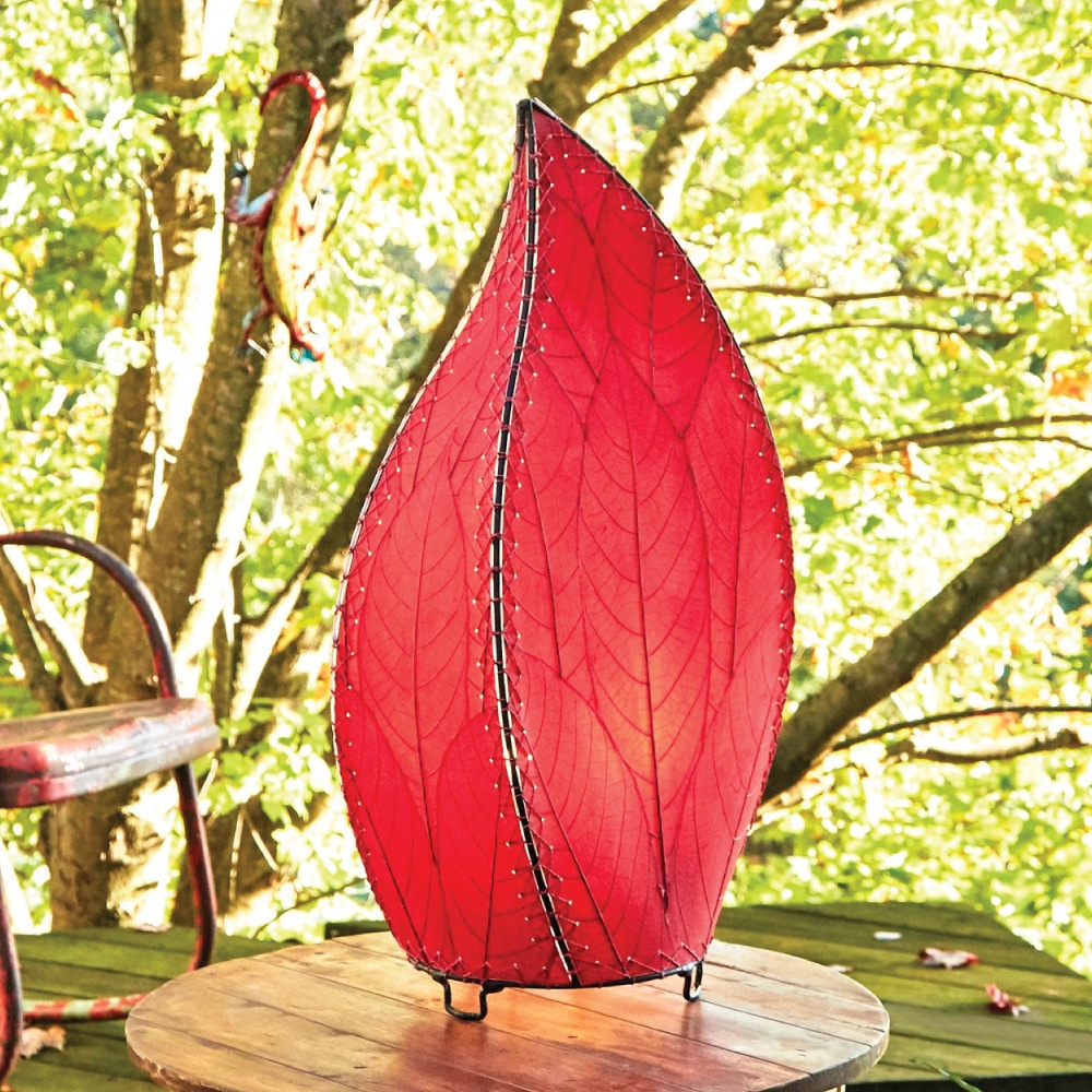 Outdoor Red Table Leaflet