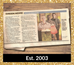 Newspaper captioning the first retail store in 2003
